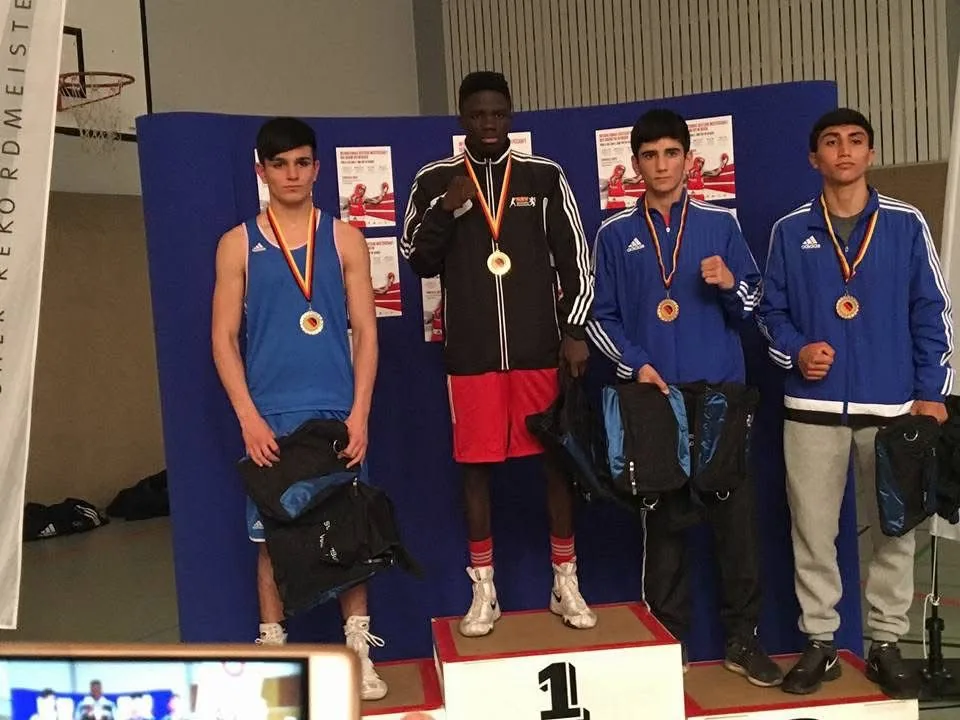 Mert Caliskan (links) holt 2017 Silber bei der Deutschen Meisterschaft